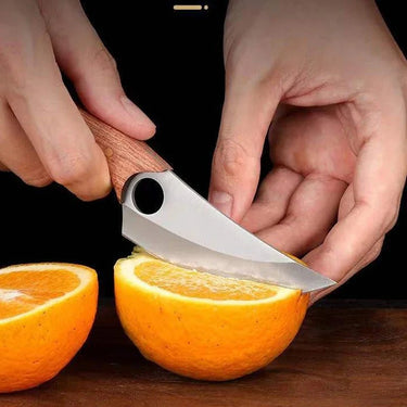 Stainless Steel Meat Cleaver – Multipurpose Kitchen Knife for Meat, Fruit, BBQ, and Boning with Wooden Handle, Essential Kitchen Tool - InspiredGrabs.com